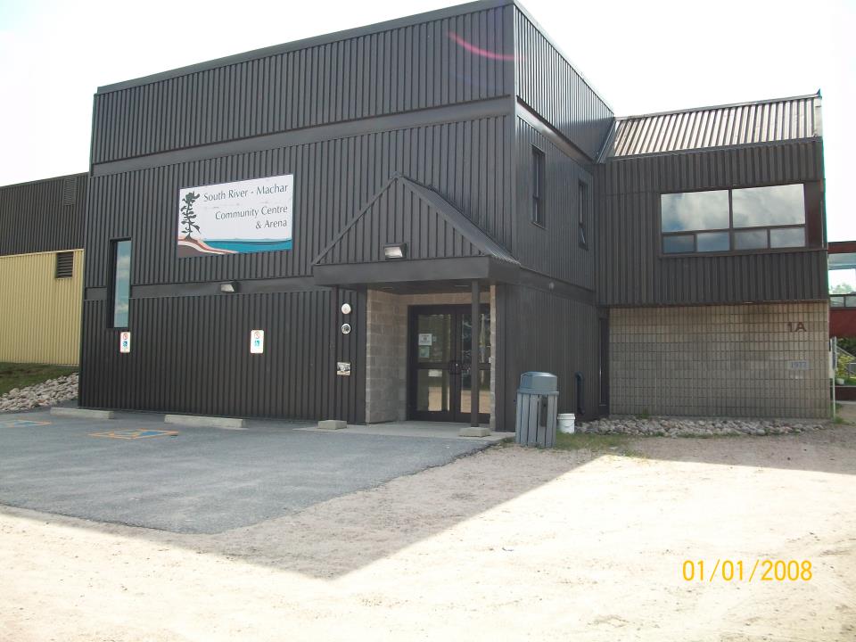 entrance to South River - Machar Community Centre & Arena